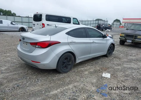 2015 Hyundai Elantra Se из США, поврежденный, VIN 5NPDH4AE2FH550307